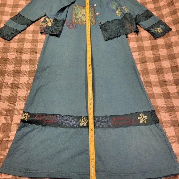 Blue Cactus midi dress - Picture 3 of 10